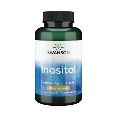 Inozitol - Vitamina B8 650 mg 100 capsule, Swanson